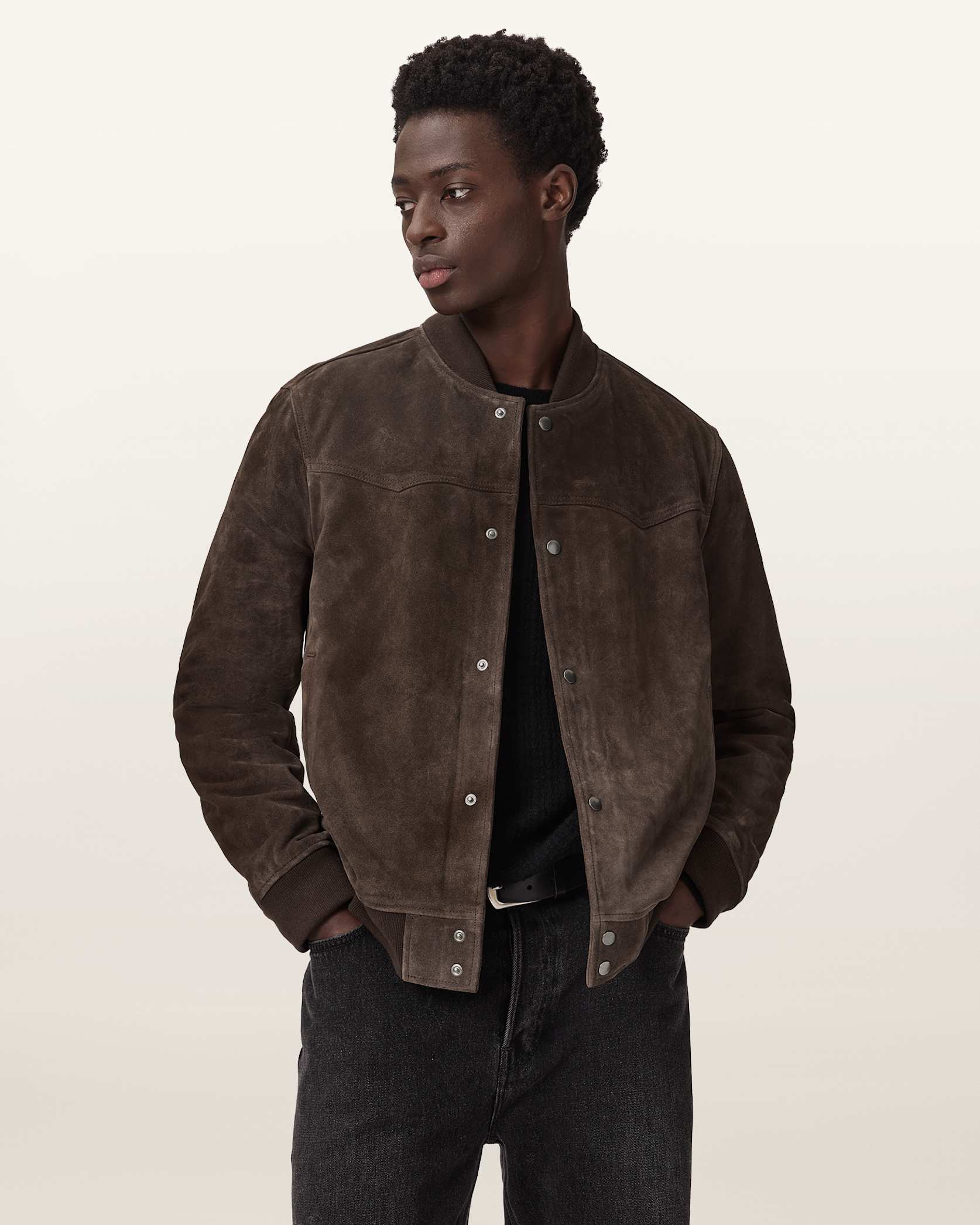 Stafford Leather куртка-бомбер