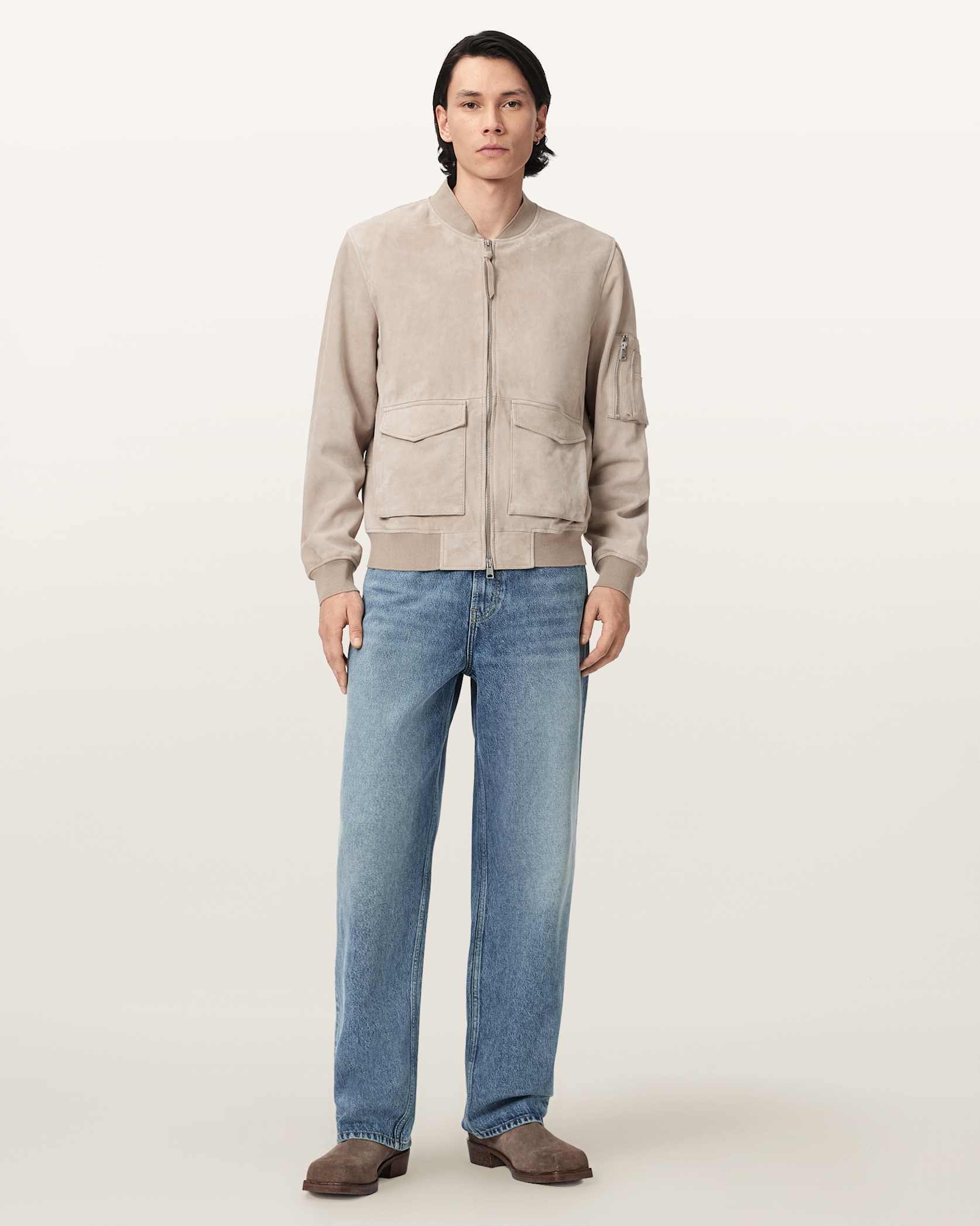 Rokko свободного кроя Suede куртка-бомбер - Image 4
