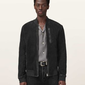 Kemble Suede Bomber Jacket
