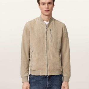 Kemble Suede Bomber Jacket