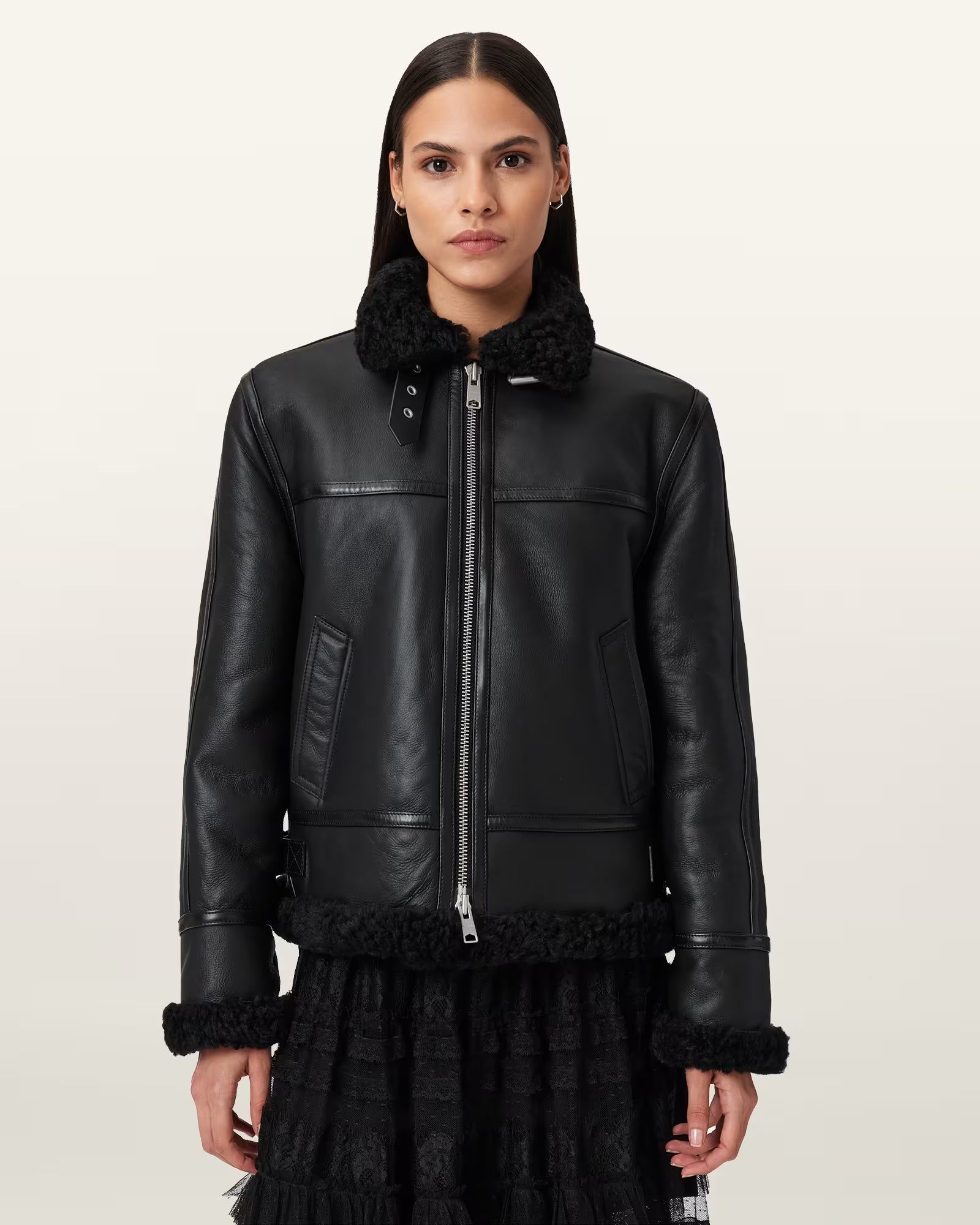 Lorel Shearling Flying Jacket - Image 2