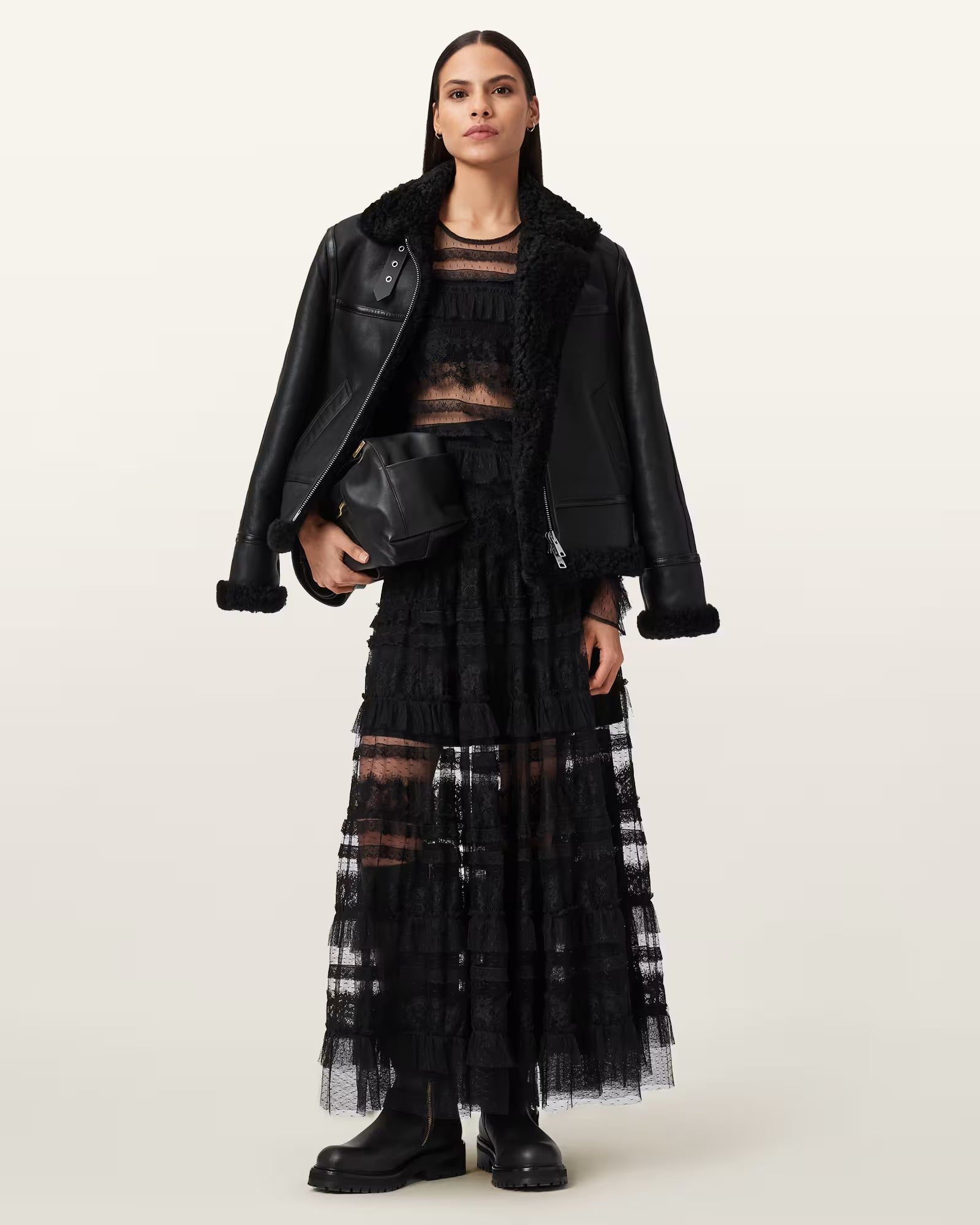 Lorel Shearling Flying Jacket - Image 4
