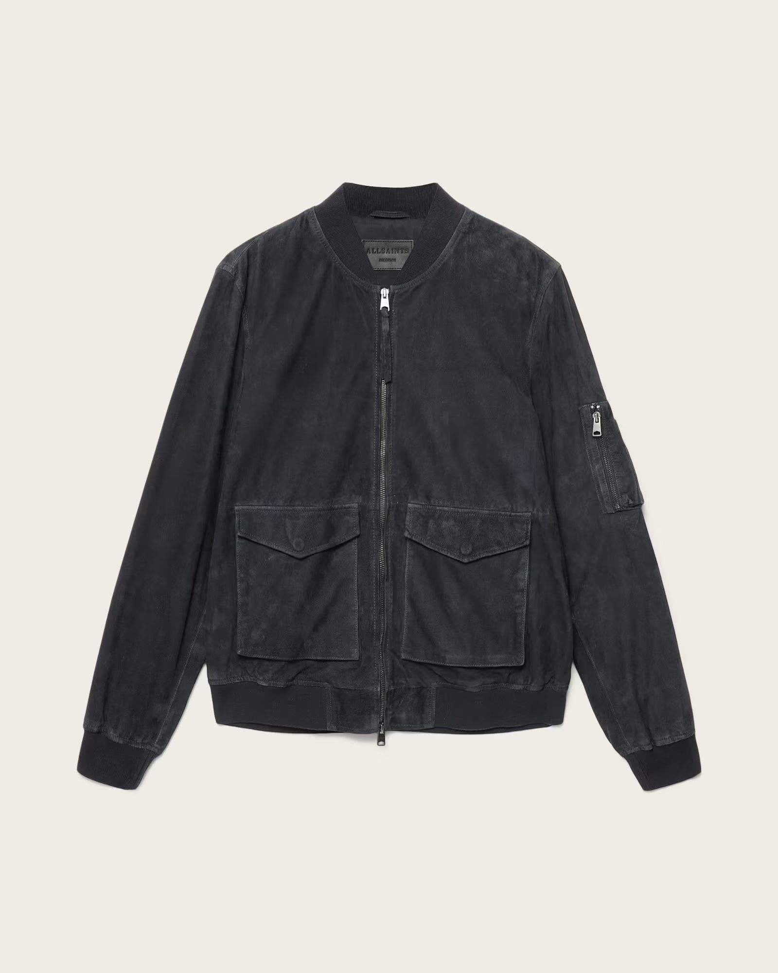 Rokko Relaxed Suede Bomber Jacket - Image 2