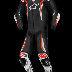 Alpinestars GP Tech V5 1-Piece charm kombinezon – qora / oq / qizil yorqin